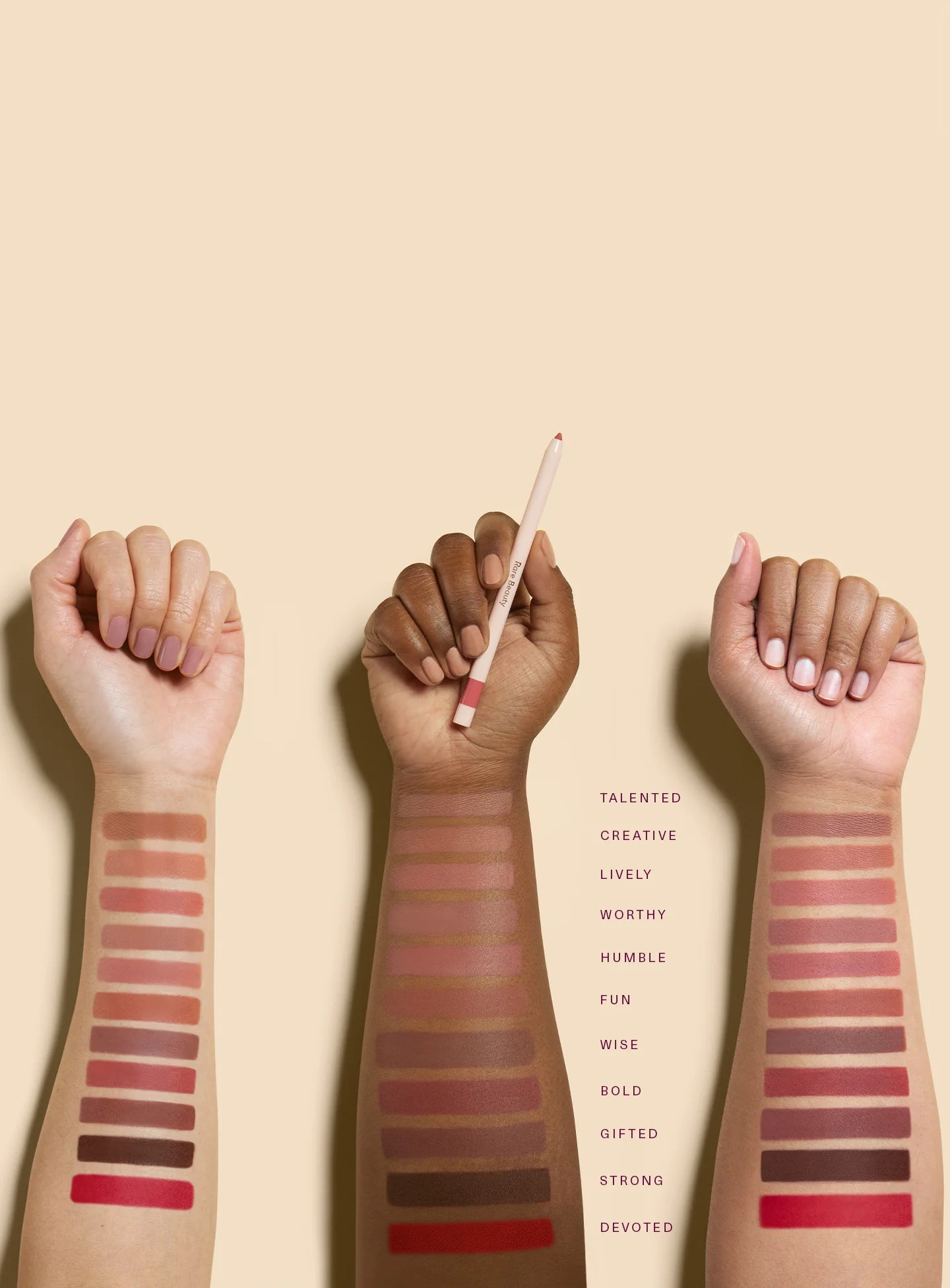 Rare Beauty Kind Words Matte Lip Liner.