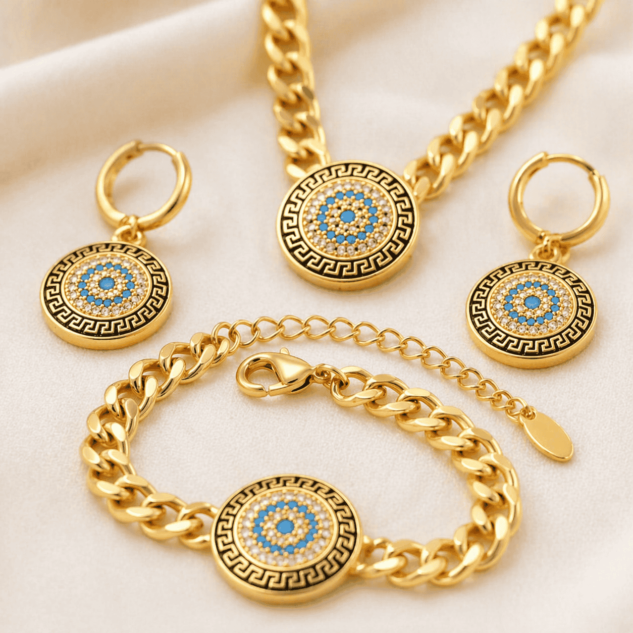 Royal Medallion Chain Set