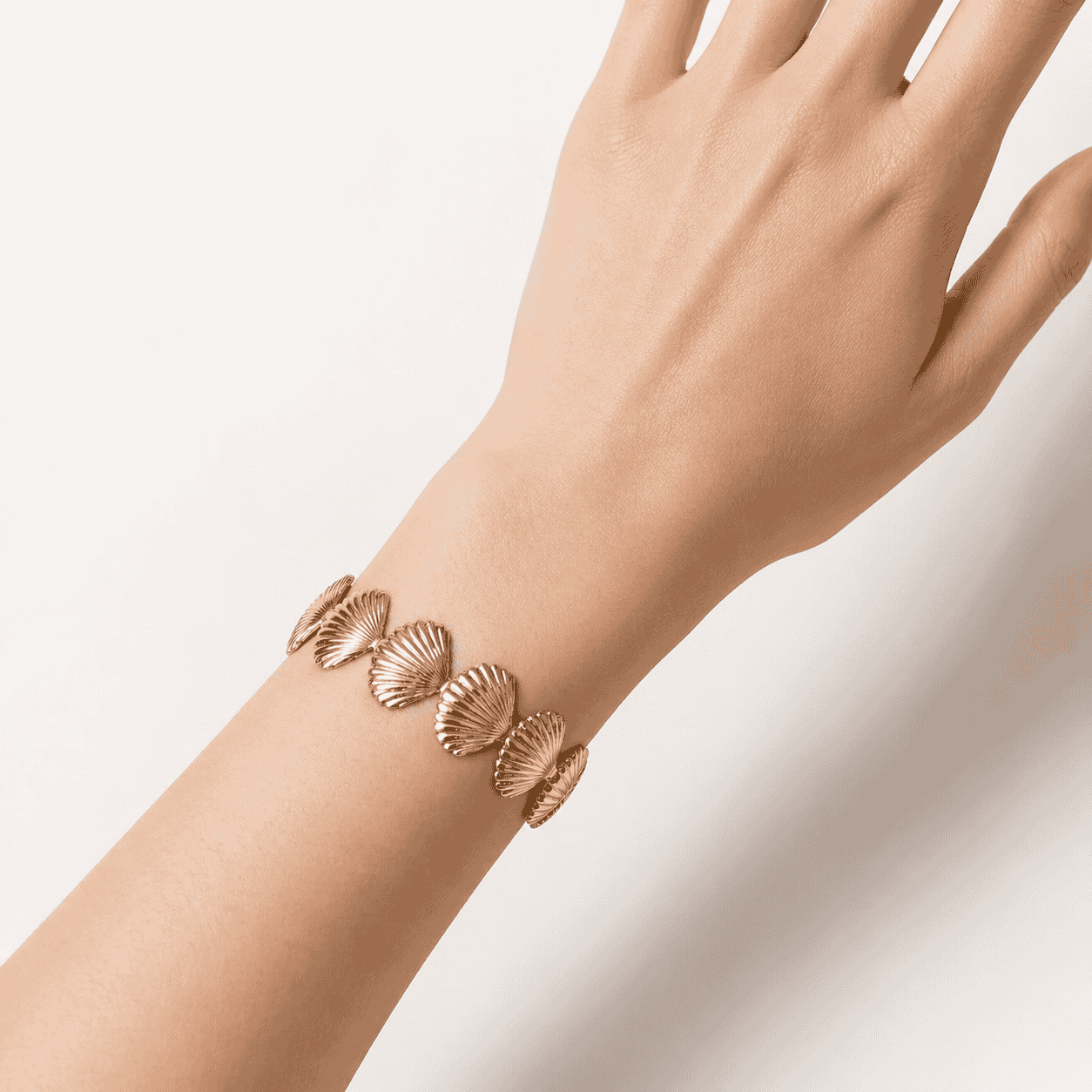 Golden Seashell Statement Set