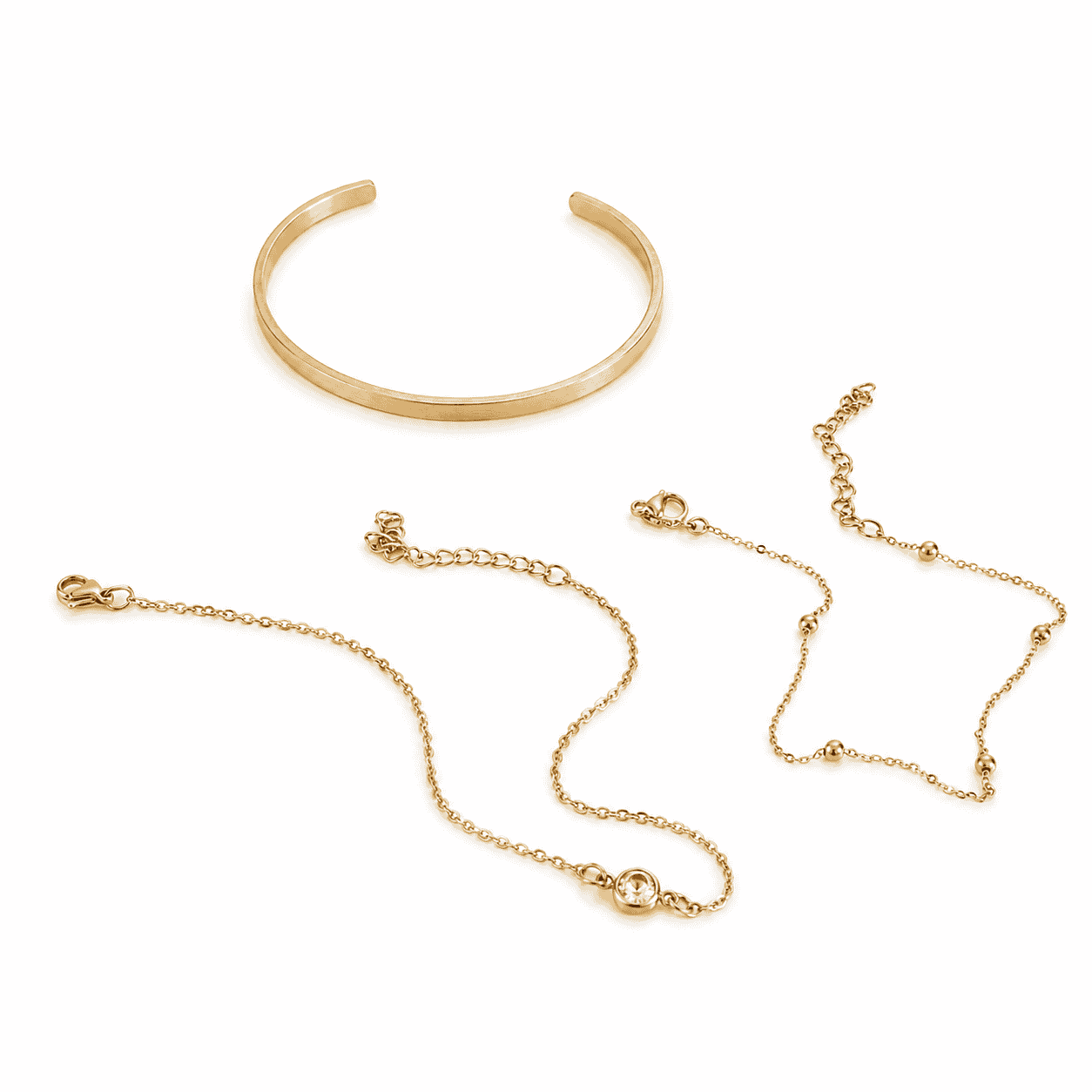 Sienna Gold Bracelet Set