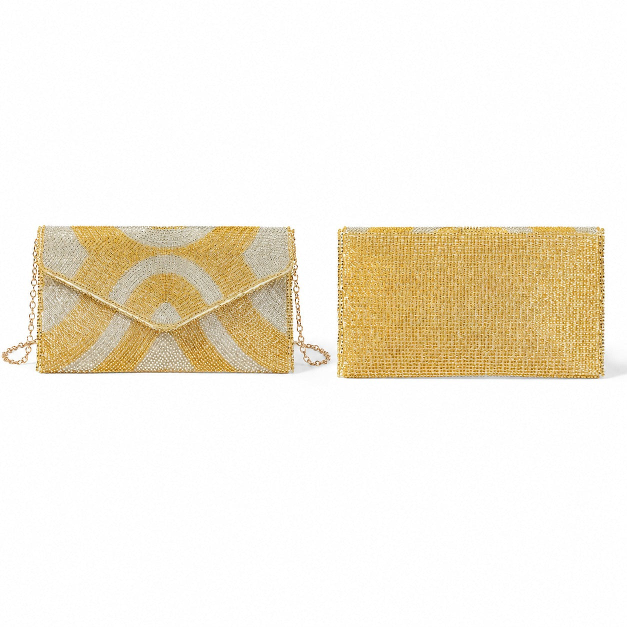 Beaded Envelope Evening Clutch