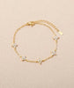 Daisy Sparkle 18K Gold Plated Bracelet
