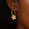 Bloom 18K Gold-Plated Earrings – Petal Glow
