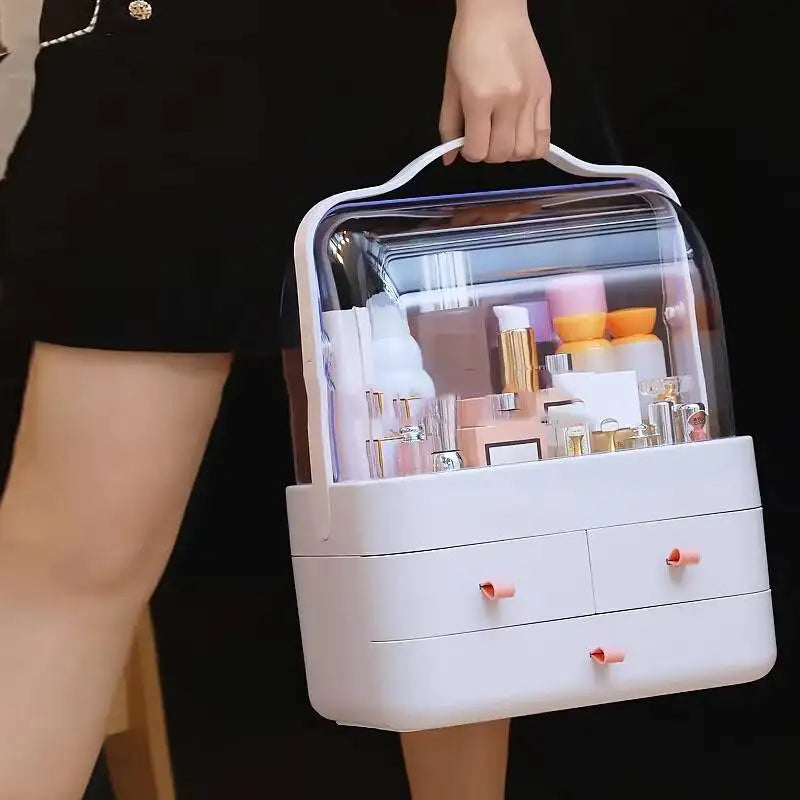 3-Layer Makeup Organizer Box