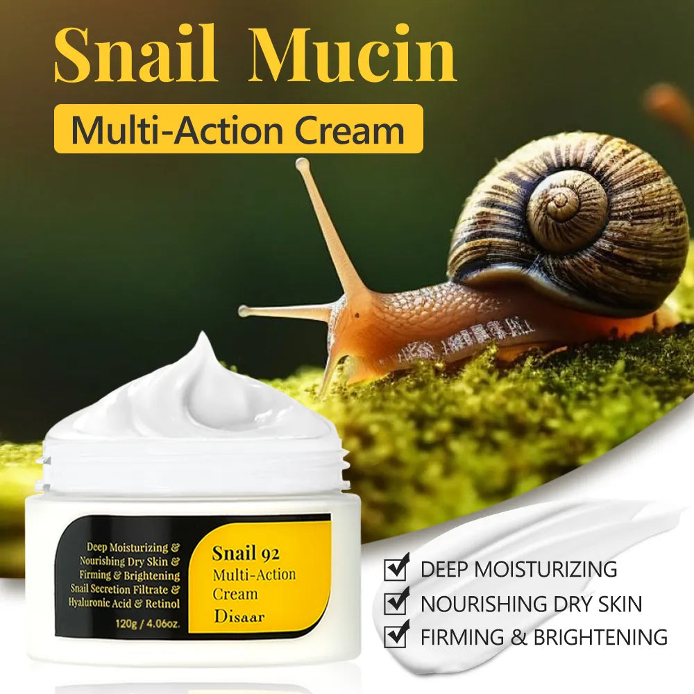 Authentic Disaar Advanced Snail 92 All In One Cream - Official Snail Mucin Moisturizer