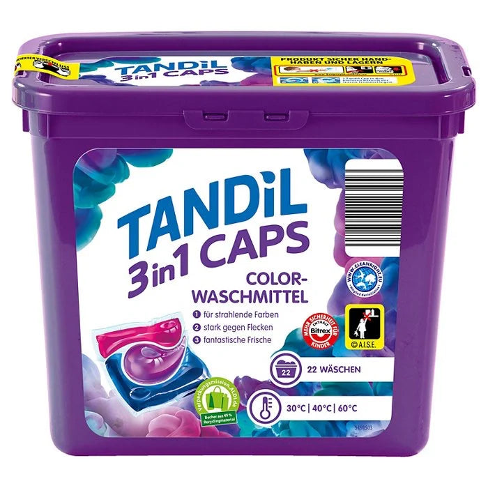 Authentic Tandil Laundry Detergent Capsules - All-in-One Powerful Cleaning Action