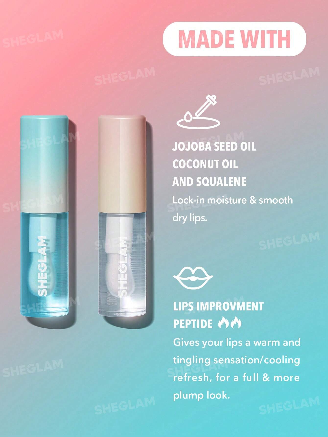 SHEGLAM Plump Addict Hot & Cold Lip Plumper Duo