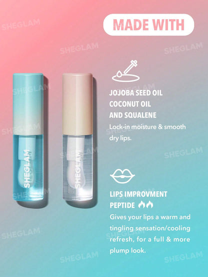 SHEGLAM Plump Addict Hot & Cold Lip Plumper Duo