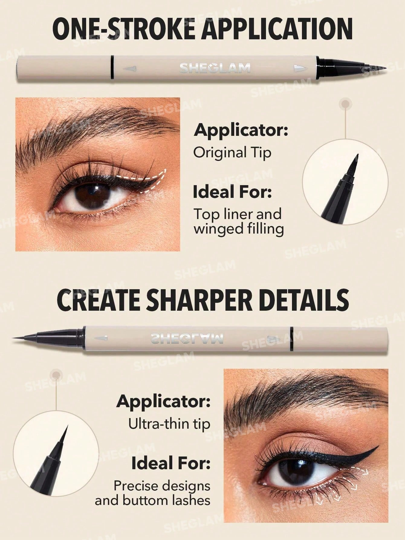SHEGLAM Multi-Tasker Line & Detail Eyeliner Pen