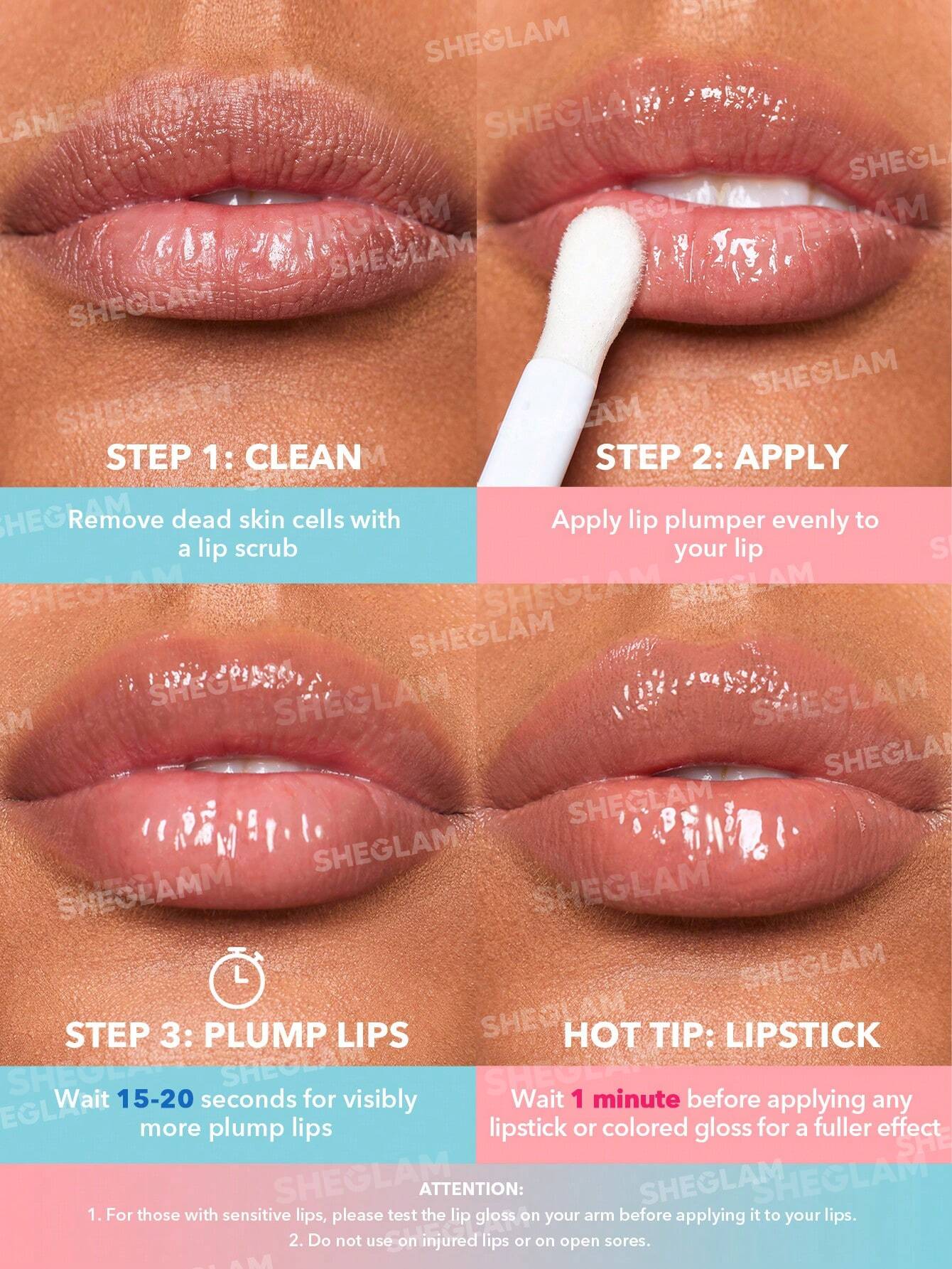 SHEGLAM Plump Addict Hot & Cold Lip Plumper Duo