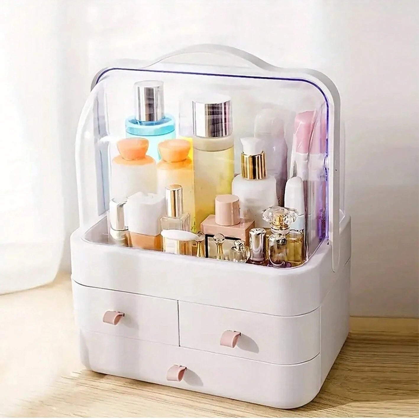 3-Layer Makeup Organizer Box