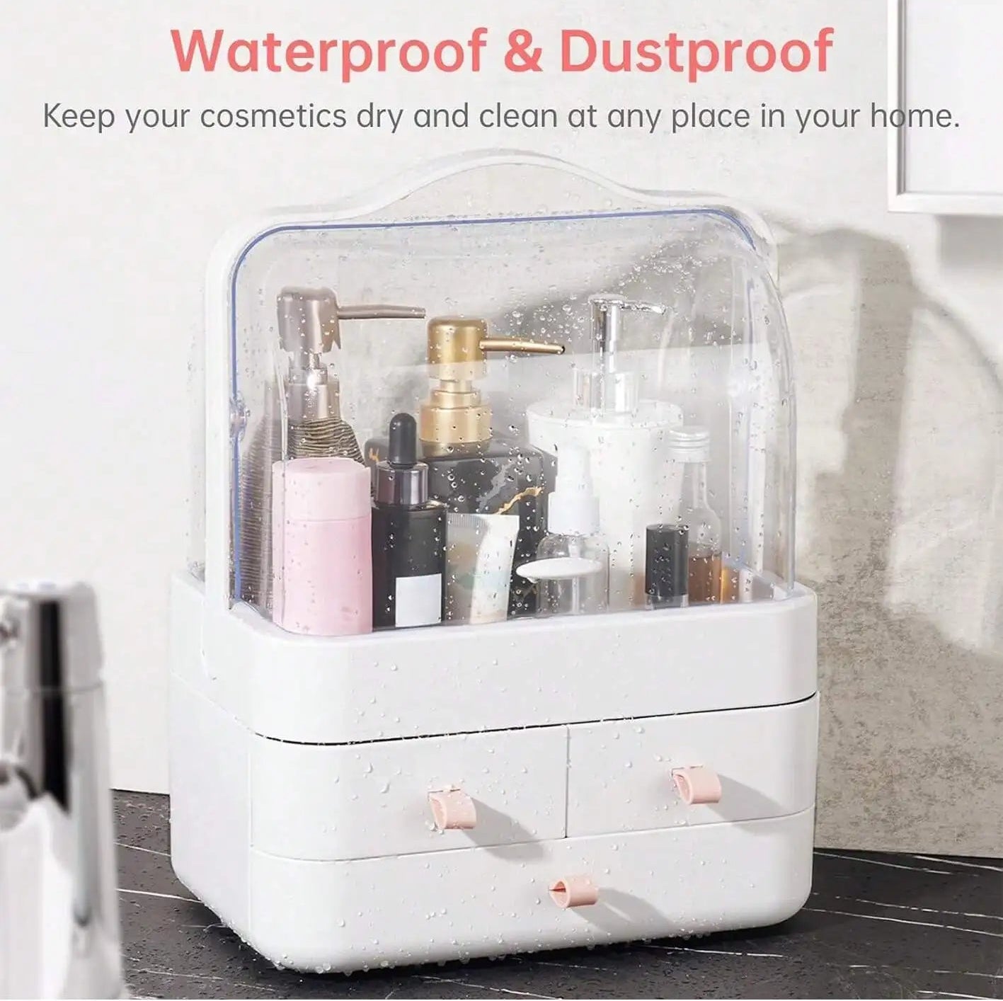 3-Layer Makeup Organizer Box