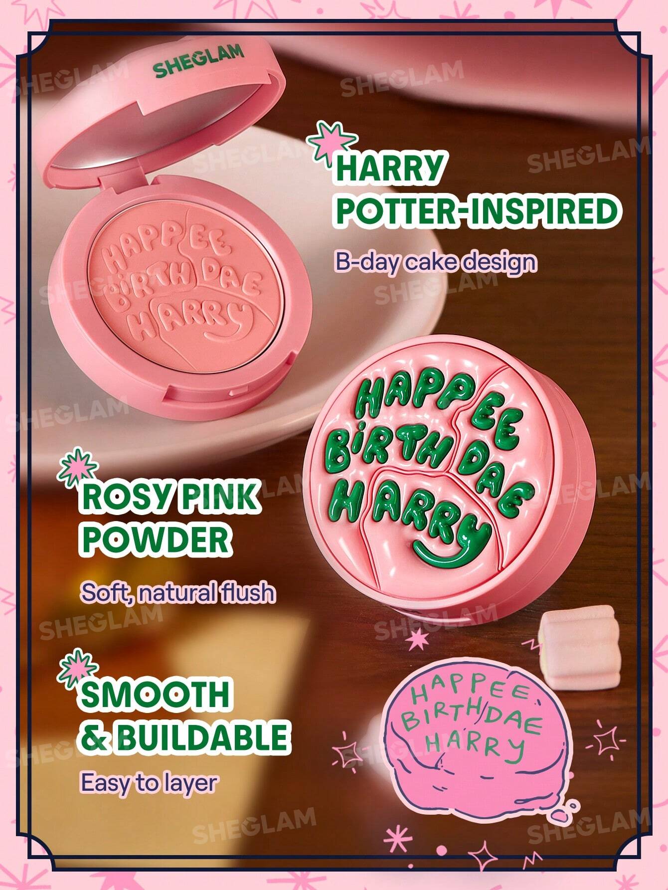 SHEGLAM x Harry Potter™ Happee Birthdae Harry Blush