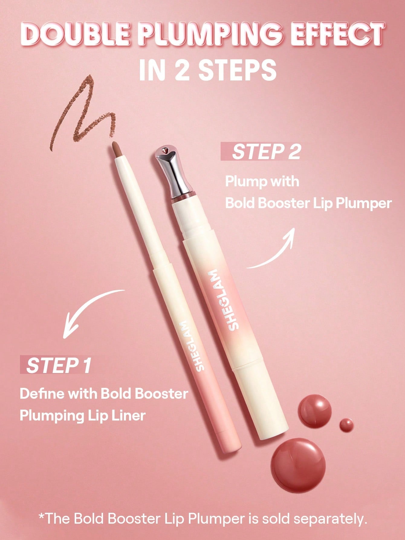 SHEGLAM Bold Booster Plumping Lip Liner - 6 Shades
