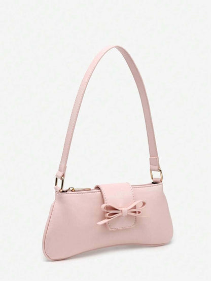 Blush Bow Shoulder Bag