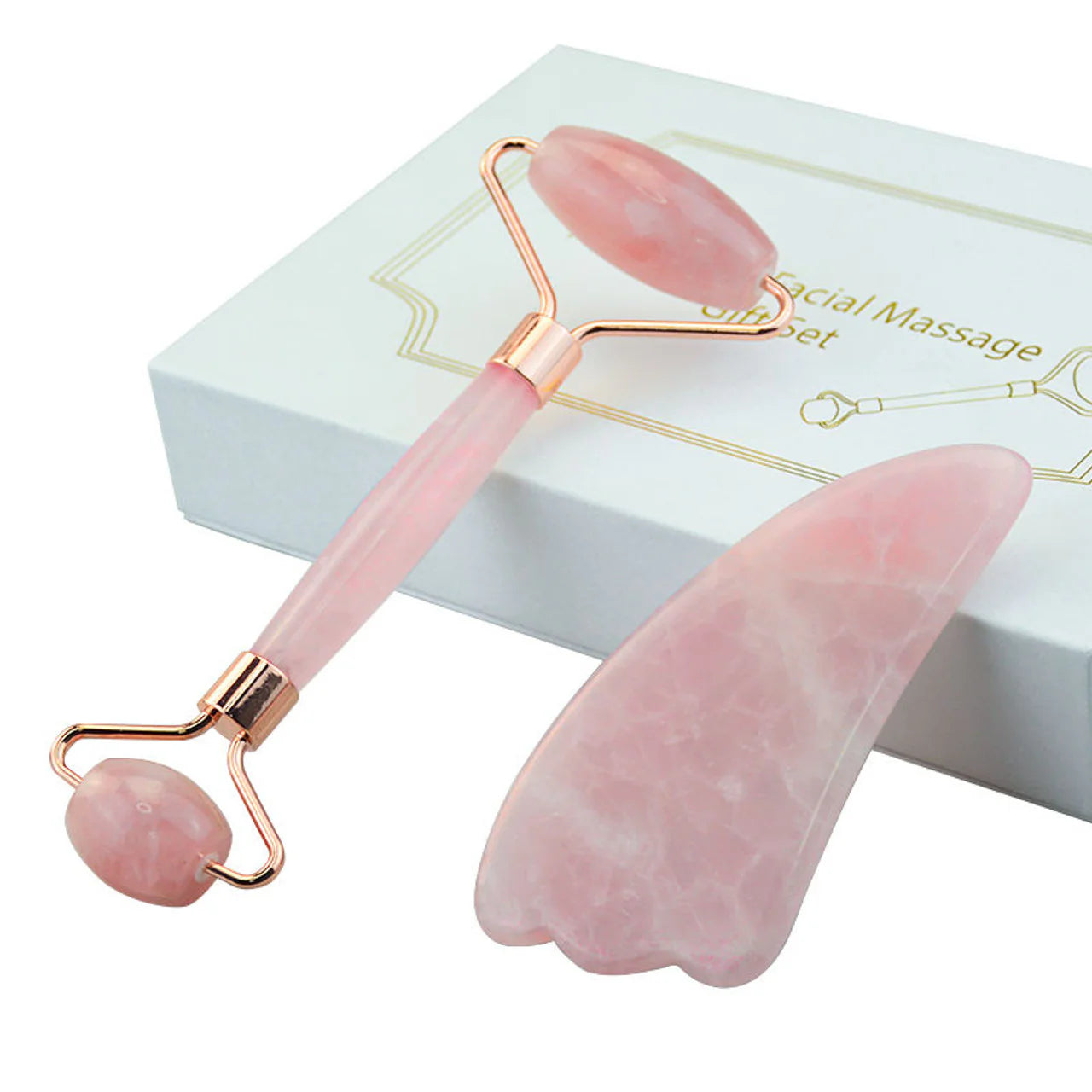 Facial Roller & Gua Sha Sculpting Set