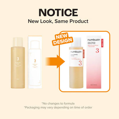 Numbuzin No.3 Dewy Radiance Essence Toner