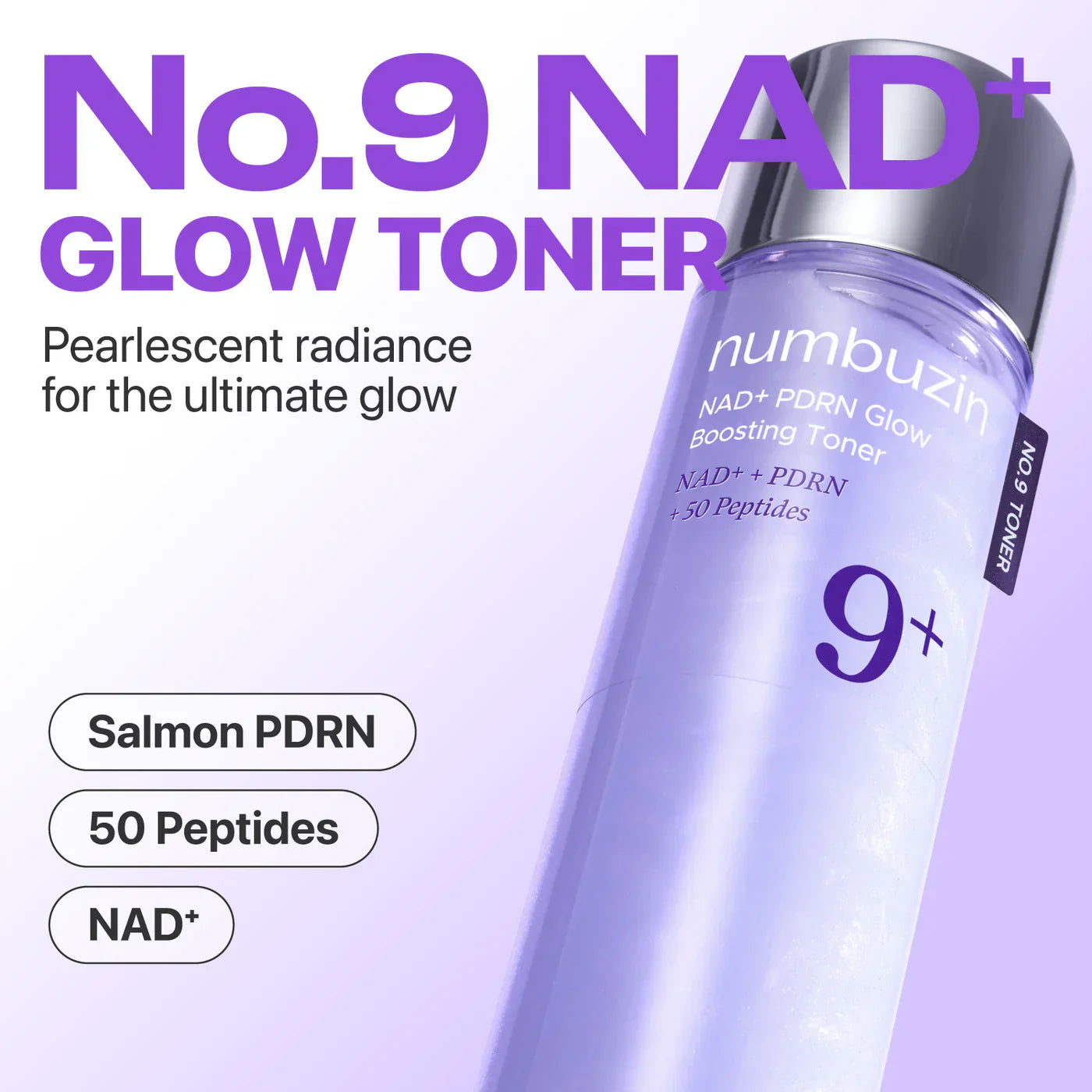 Numbuzin No.9 NAD + PDRN Glow Boosting Toner
