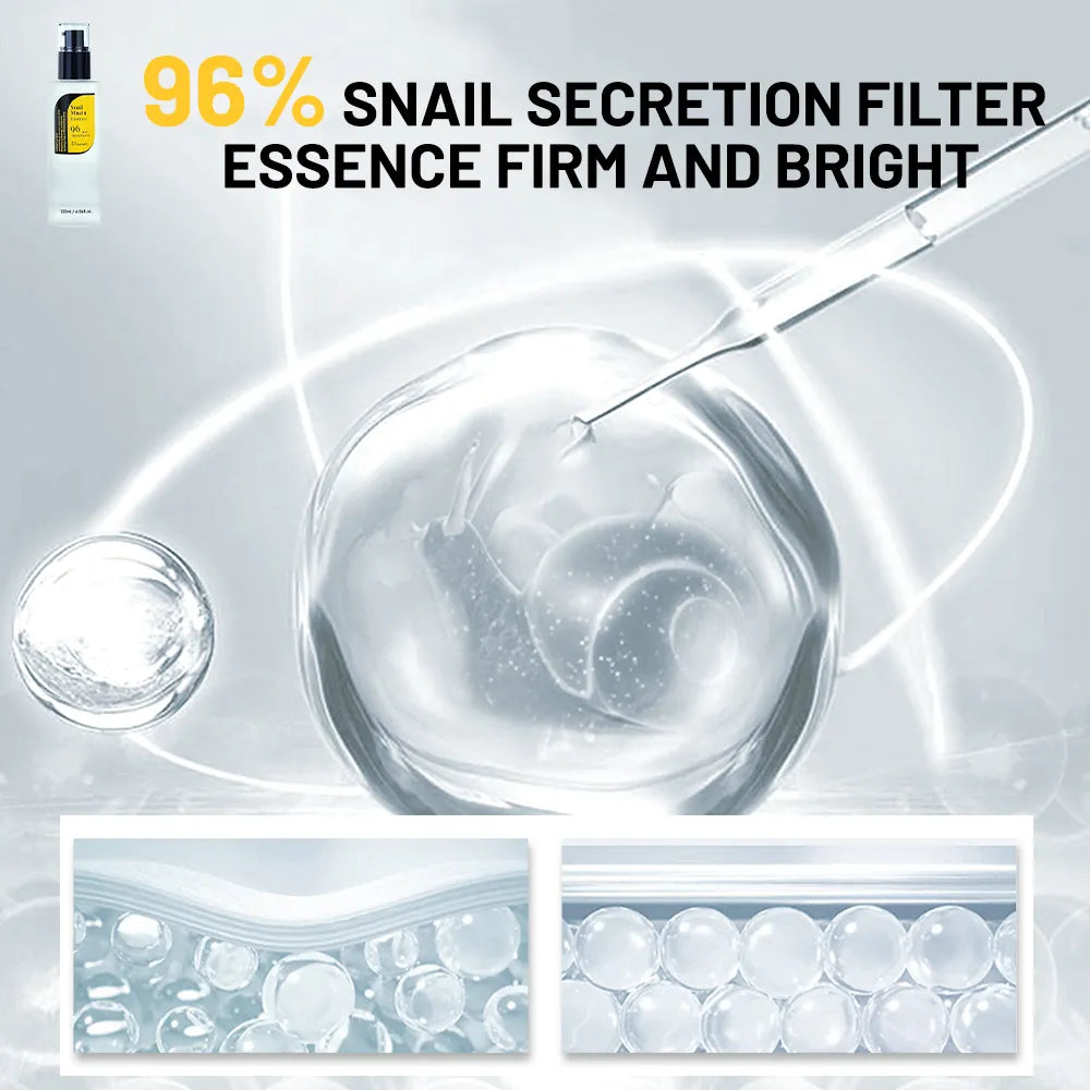 Disaar Advanced Snail 96 Mucin Power Essence - Hydrating Serum for All Skin Types