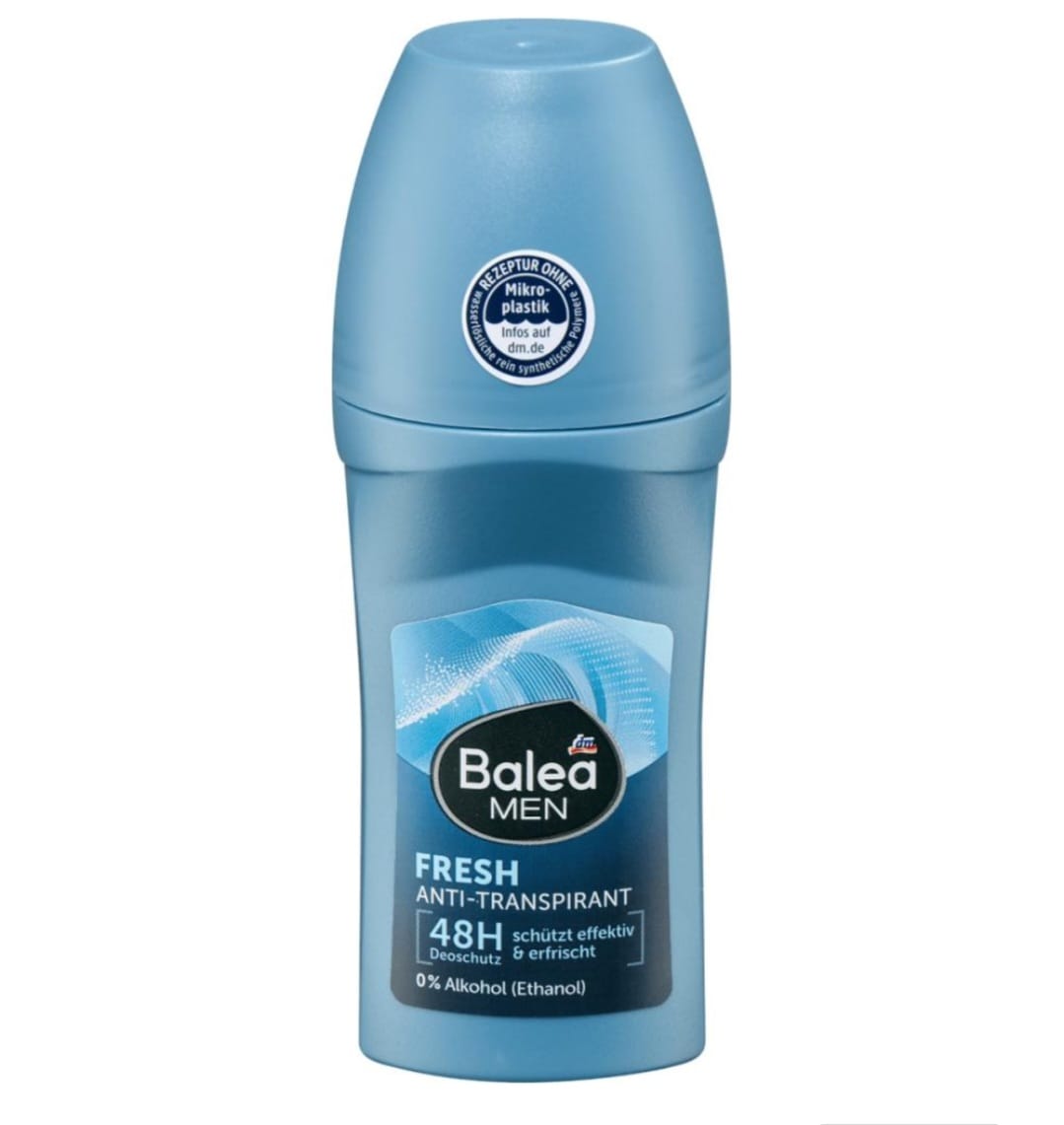 Balea Antiperspirant Deodorant Roll-On Fresh - 50ml | 48-Hour Protection