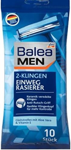 Disposable Razors 10-Pack with 5 Blades - Smooth Shaving for Men & Women