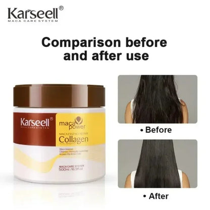 Karseell Collagen Hair Treatment – Deep Repair with Argan Oil & Collagen (500 ml)