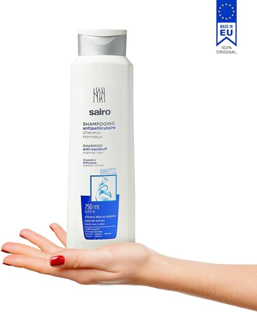 Authentic SAIRO Anti-Dandruff Shampoo - Normal Hair 750ml | Professional Scalp Care Treatment