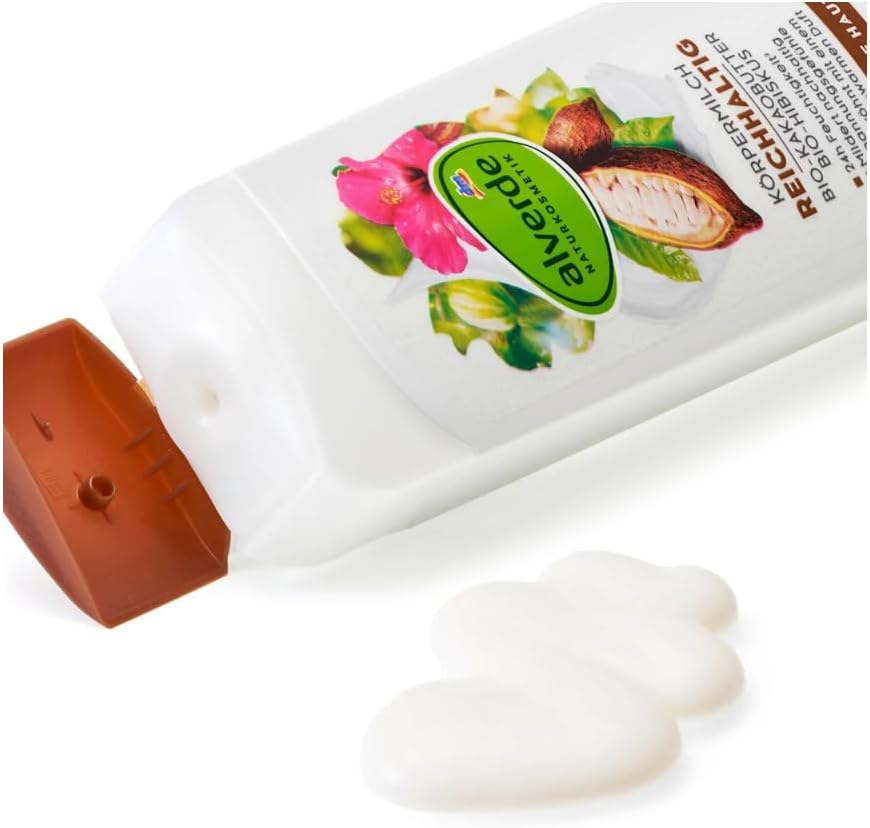 Alverde Naturkosmetik Body Lotion with Shea Butter & Hibiscus - 200ml