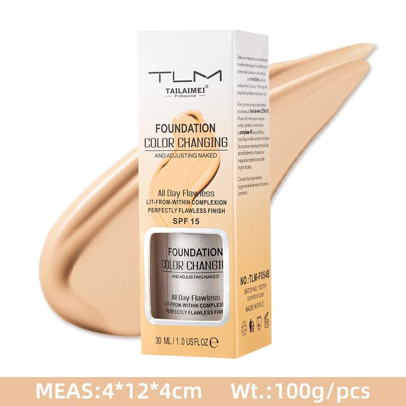 TLM Colour Changing Liquid Foundation SPF 15 (30 mL) – Authentic