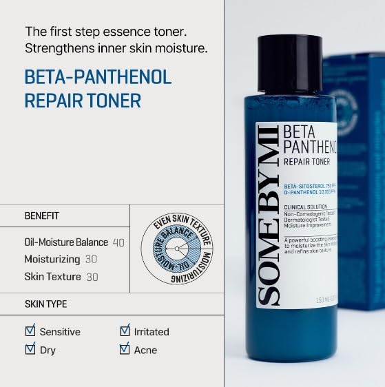 SOME BY MI Beta Panthenol Repair Toner 150ml: The 10-Second Rescue for a Plump, Reborn Complexion!