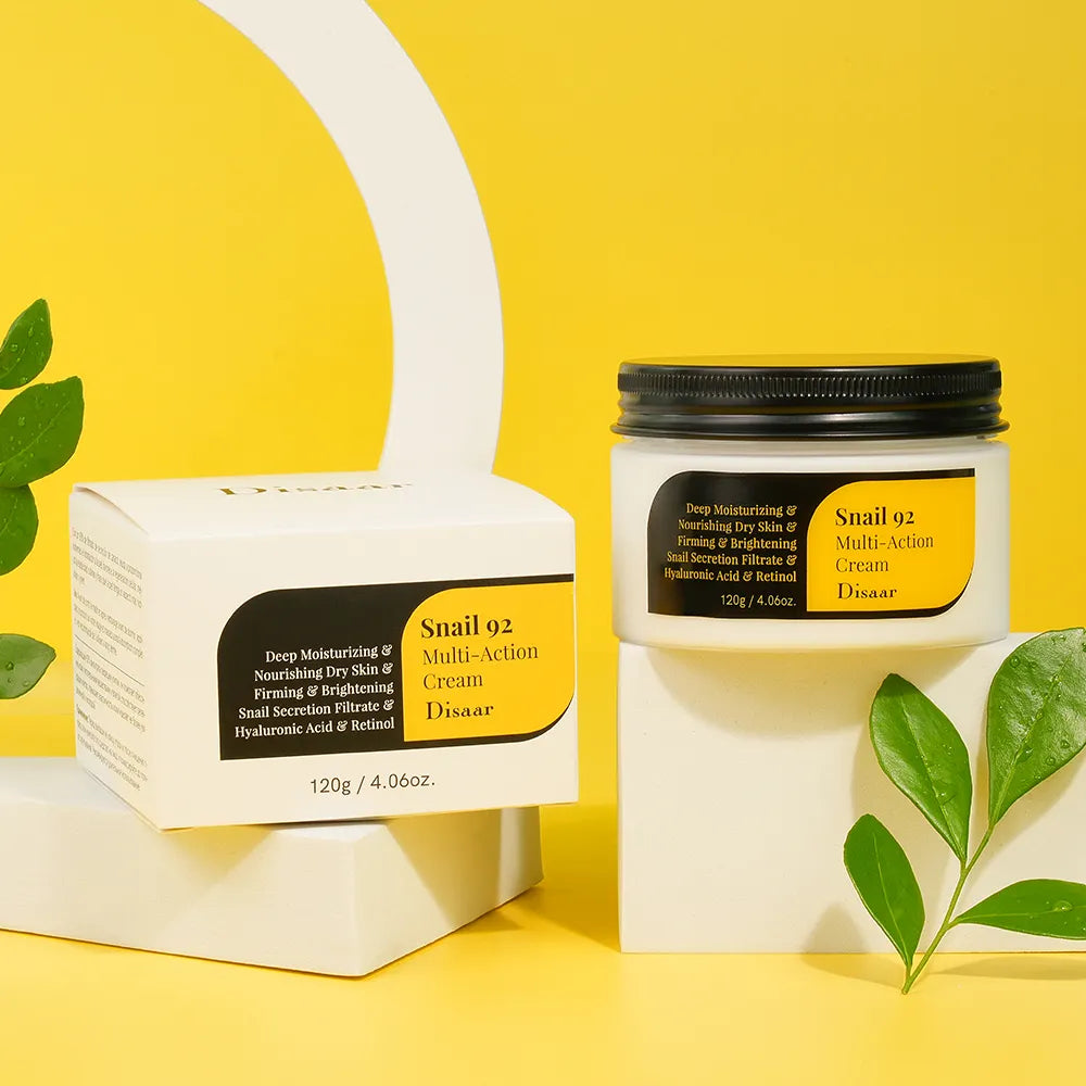 Authentic Disaar Advanced Snail 92 All In One Cream - Official Snail Mucin Moisturizer