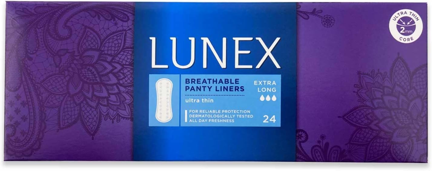 LUNEX Breathable Ultra-Thin Extra Panty Liners - Freshness & Comfort All Day