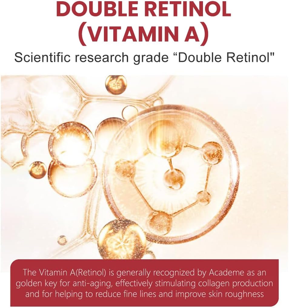 VIBRANT GLAMOÛR Anti-Aging Retinol Serum: Erase Time with Our Luxurious Youth-Restoring Elixir!