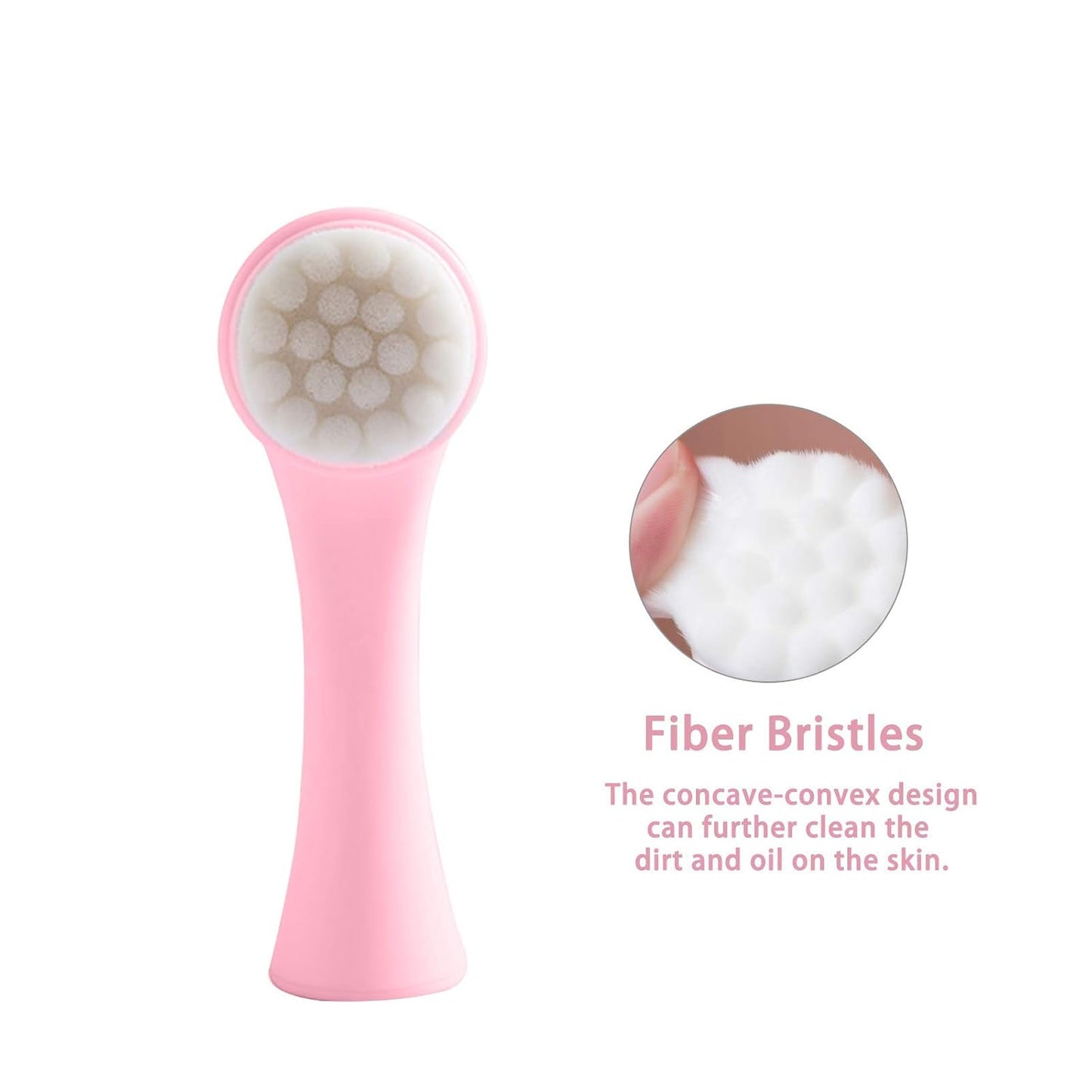 Double-Sided Facial Cleansing Brush