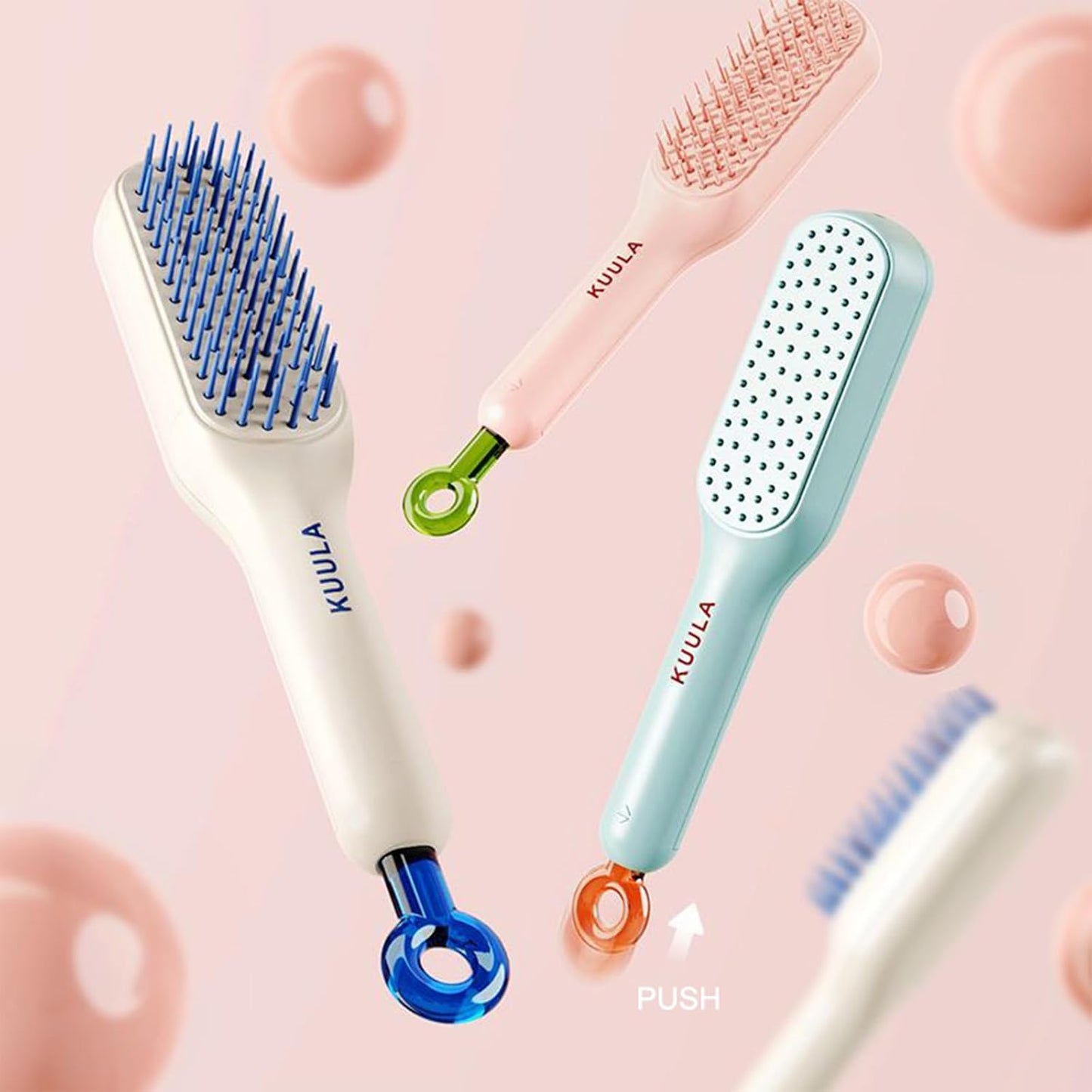Self-Cleaning Hair Brush