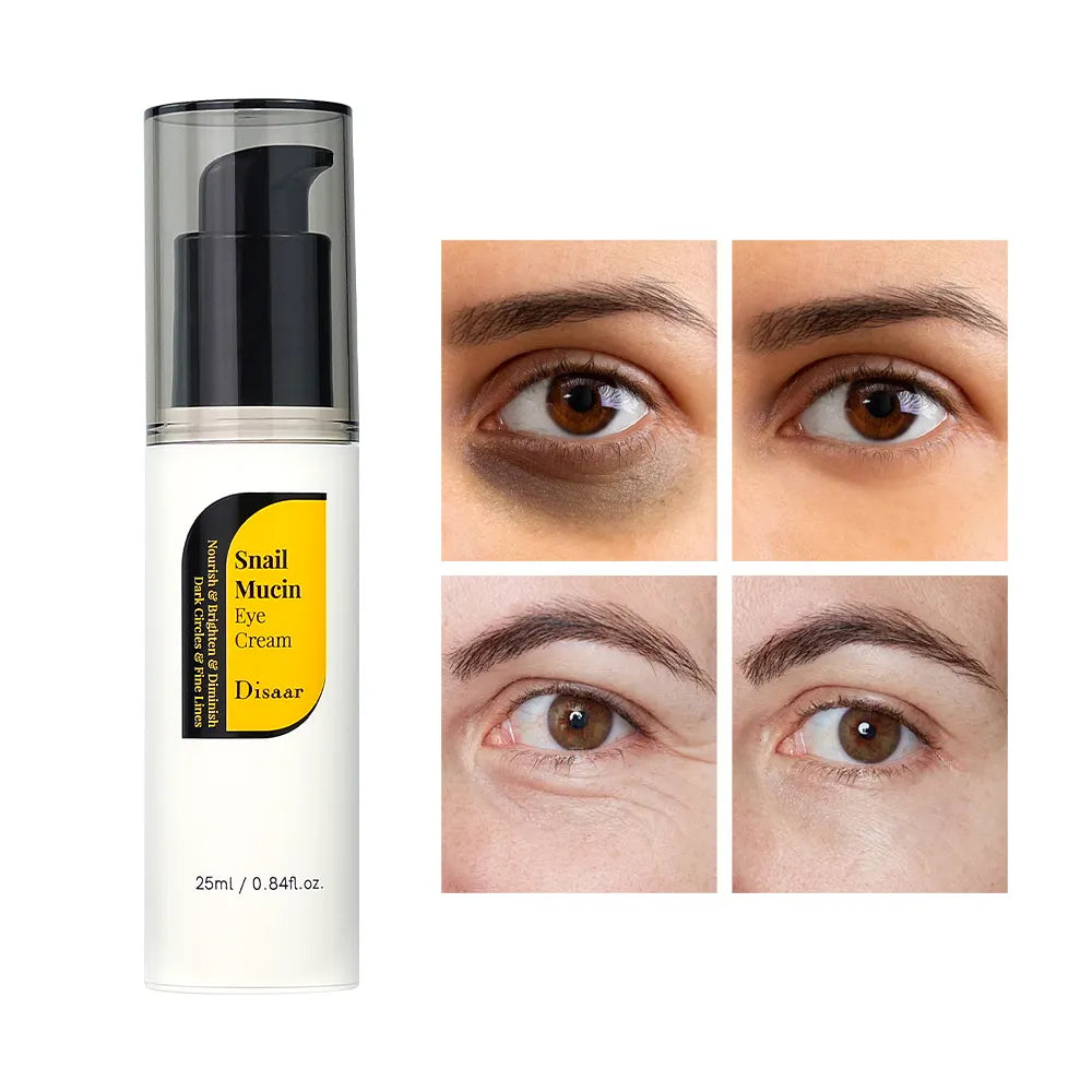 Authentic Disaar Advanced Snail 96 Mucin & Peptide Eye Cream - Official Dark Circle & Puffiness Treatment
