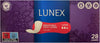 Authentic Lunex Panty Liners Large - 28 Pack | Cotton Soft & Breathable