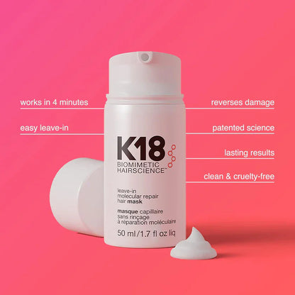 K18Hair Leave-In Molecular Repair Hair Mask 50mL
