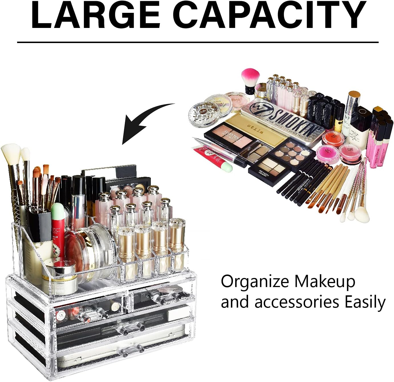 Acrylic Makeup & Jewelry Organizer