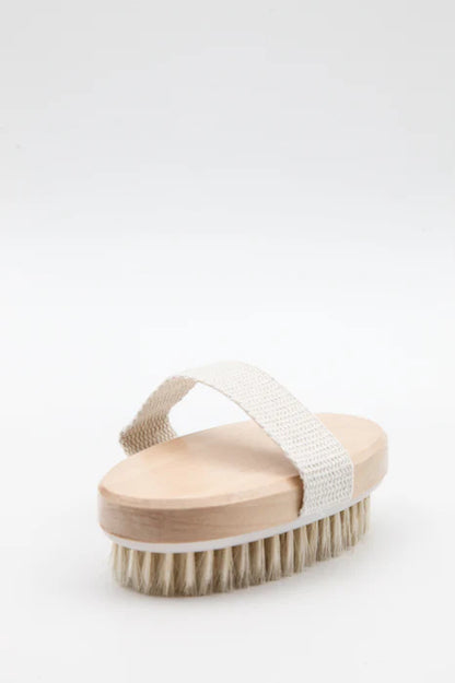 Long Handle Wooden Body Brush