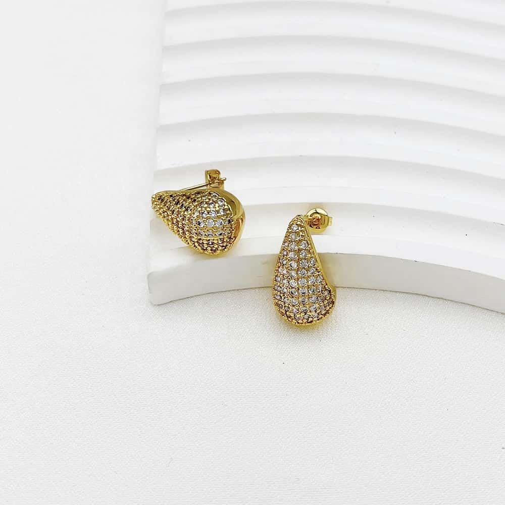 Serena Silver Teardrop Set