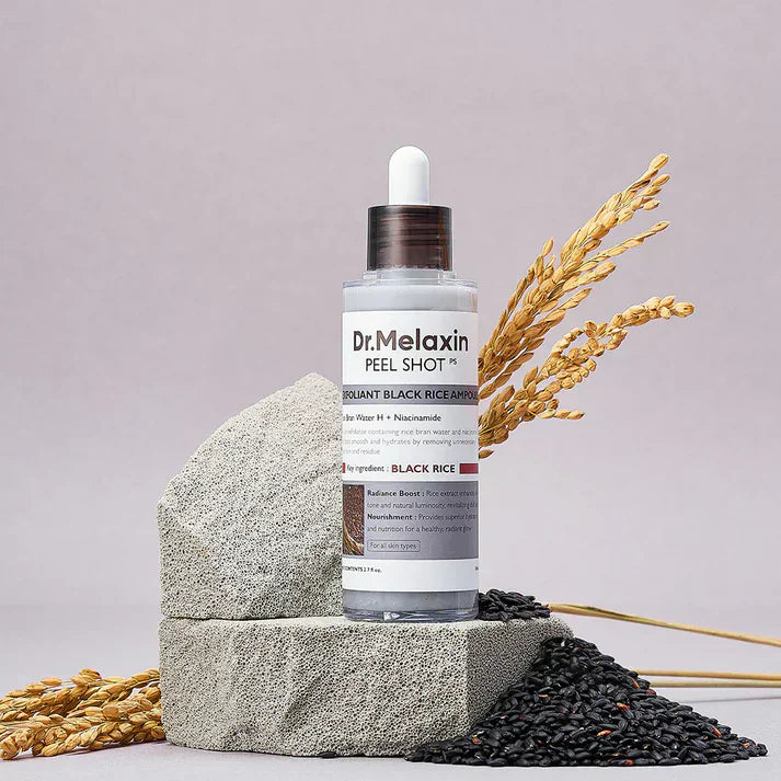 Dr. Melaxin Peel Shot Exfoliating Black Rice Ampoule