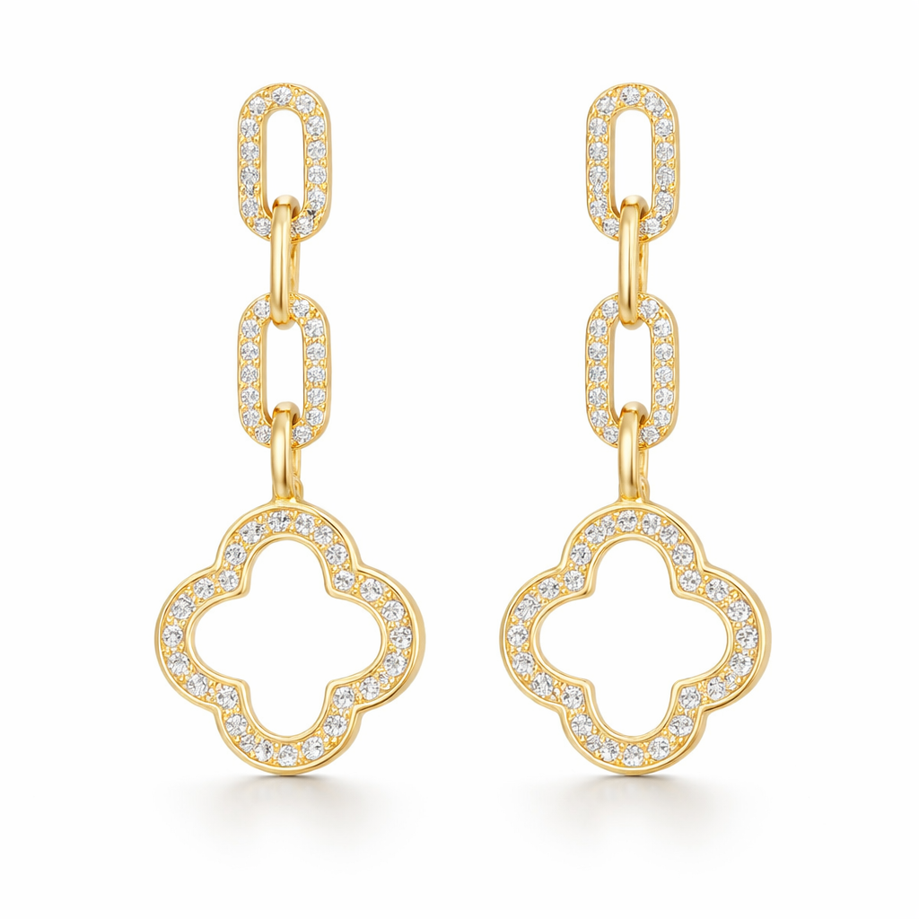 Clover Link Luxe Earrings