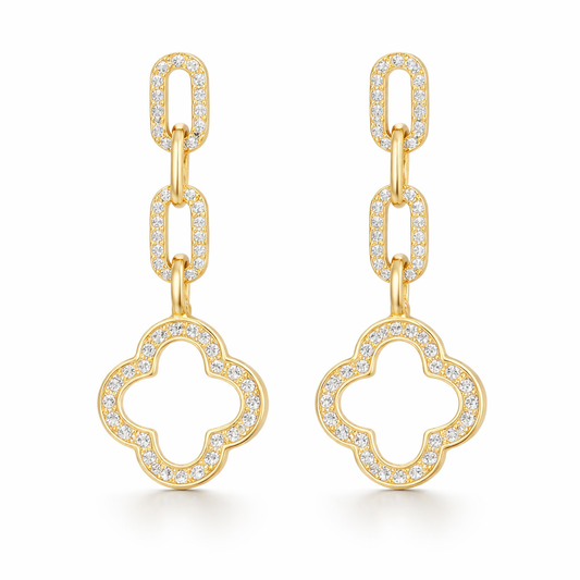 Clover Link Luxe Earrings