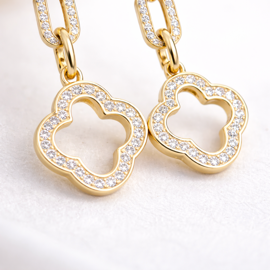 Clover Link Luxe Earrings
