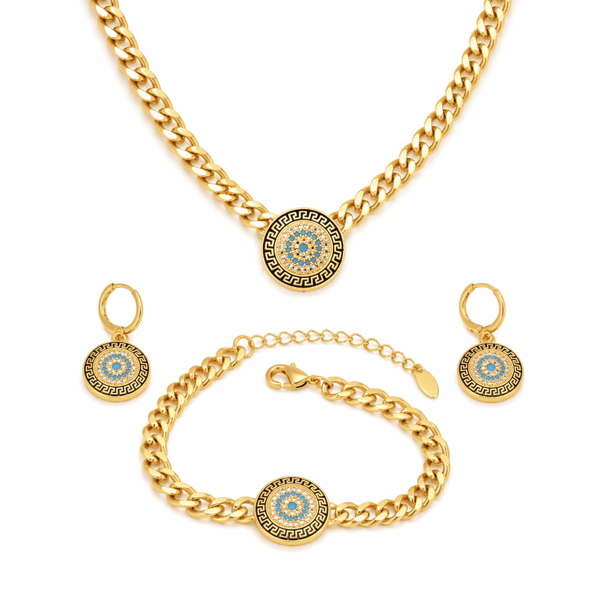 Royal Medallion Chain Set