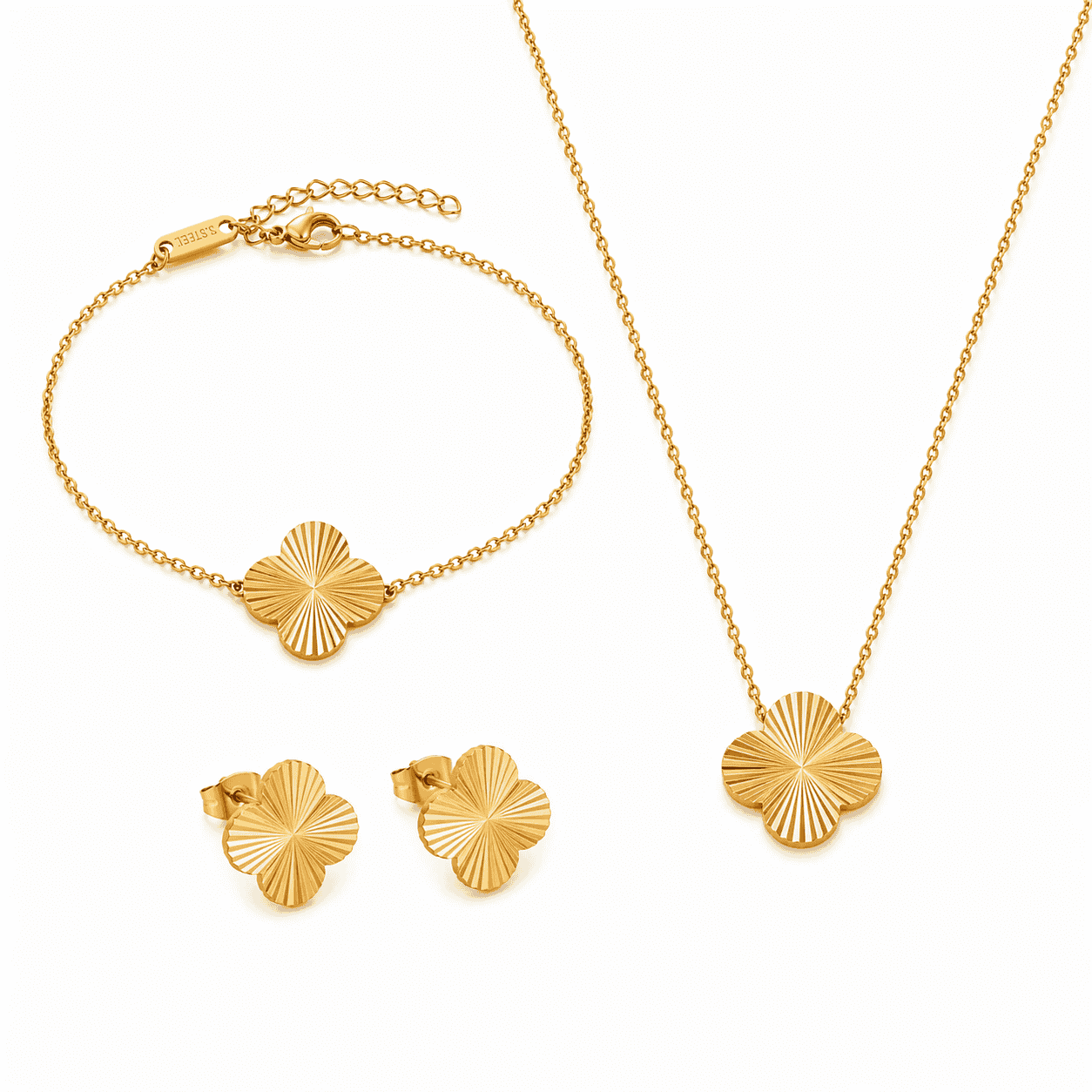 Golden Bloom Jewelry Set