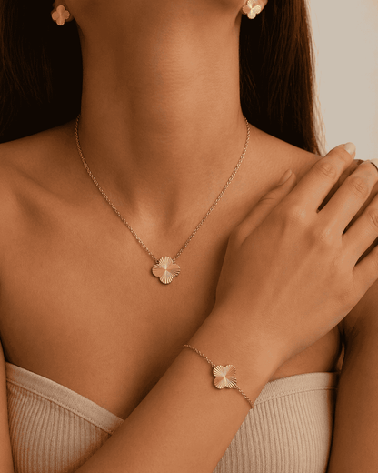 Golden Bloom Jewelry Set