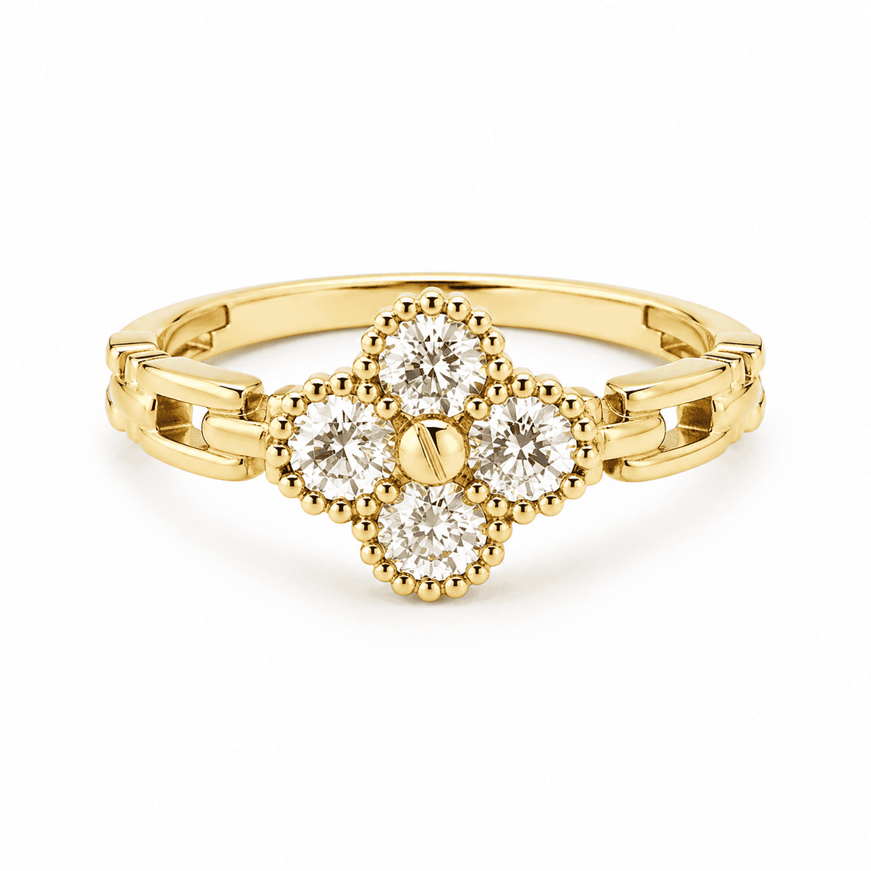 Luna Clover Ring