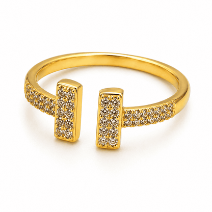 Luna Twin Bar Ring